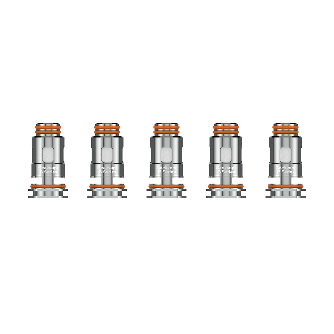 GeekVape B Series Coils 5-Pack vape replacement coils on a white background