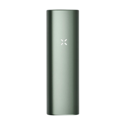Pax Plus portable vaporizer device and packaging on a white background
