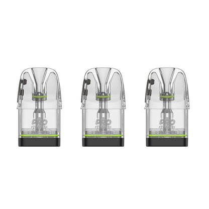 Uwell Caliburn G3 replacement pods – 0.4Ω (3mL STF), 0.6Ω (3mL STF), 0.9Ω (2.5mL SF), 1.0Ω (2mL), 1.2Ω (3mL STF) – 4‑Pack on a white background