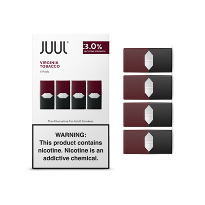 Virginia Tobacco Juul Pods (4-Pack)