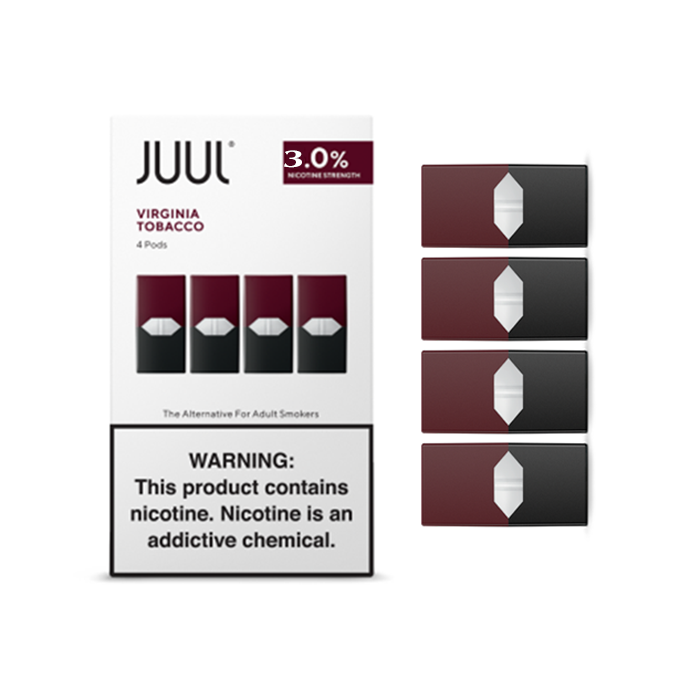 Virginia Tobacco Juul Pods (4-Pack)