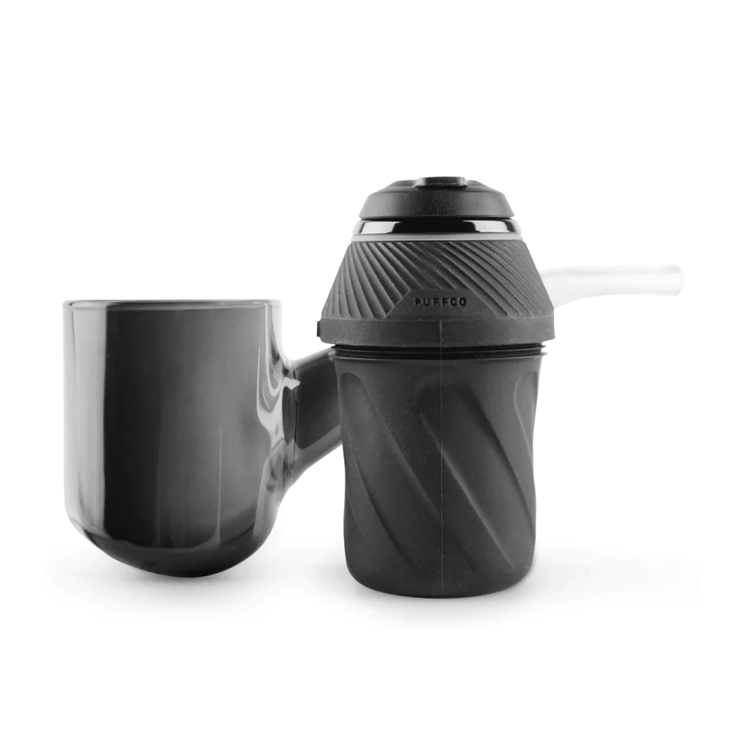 Puffco Proxy modular portable concentrate vaporizer device and packaging on a white background
