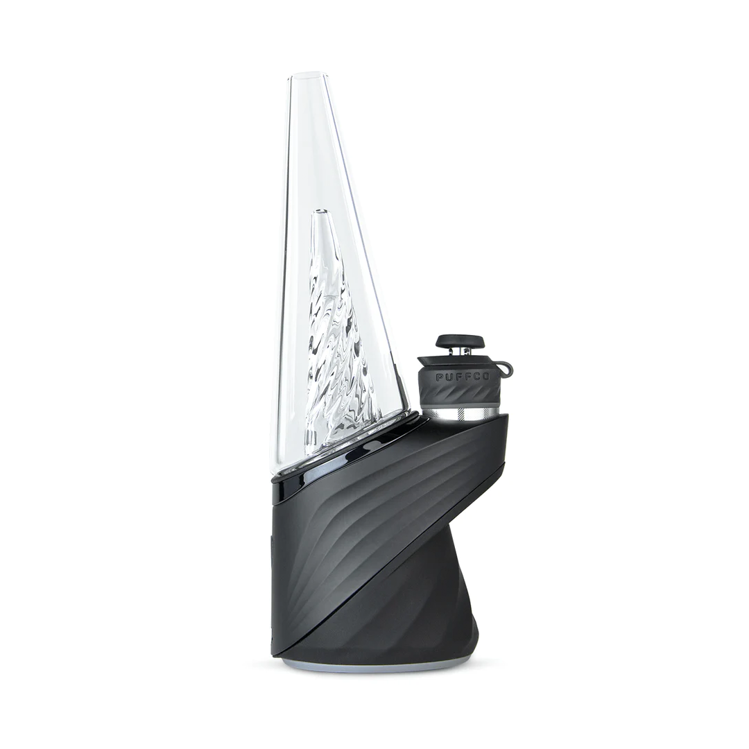Puffco Peak Pro vaporizer with upgraded 3D XL Chamber on a white background
