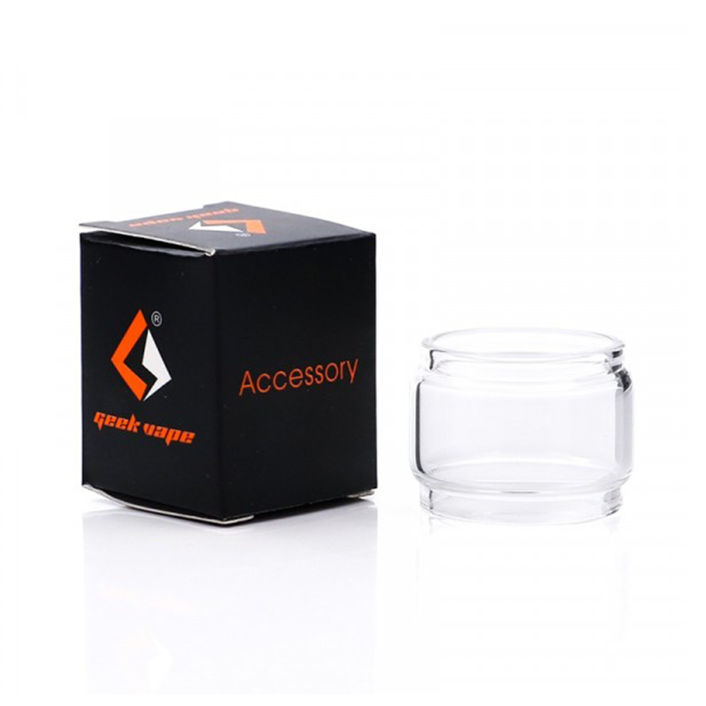 Geek Vape Zeus & Zeus X 5.5mL bubble replacement glass on white background
