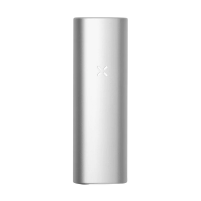 Pax Mini ultra-portable dry herb vaporizer device and packaging on a white background
