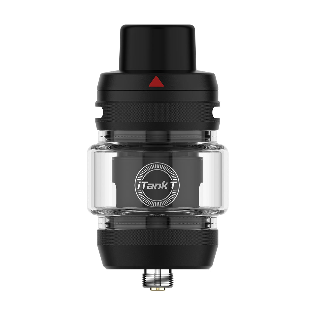 Vaporesso iTank T sub-ohm tank with packaging on a white background
