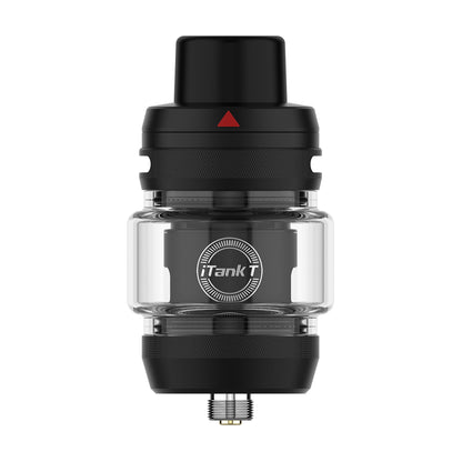 Vaporesso iTank T sub-ohm tank with packaging on a white background
