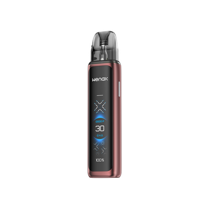 Vaping device with 'Heno' branding on a white background