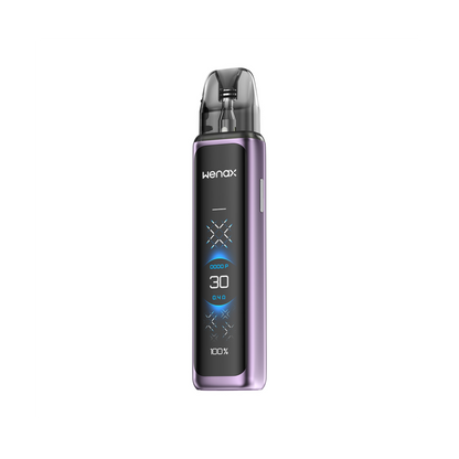 Vape device with 'HENAX' branding on a white background