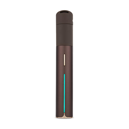Puffco Pivot e-rig vaporizer with glass bubbler and accessories on a white background