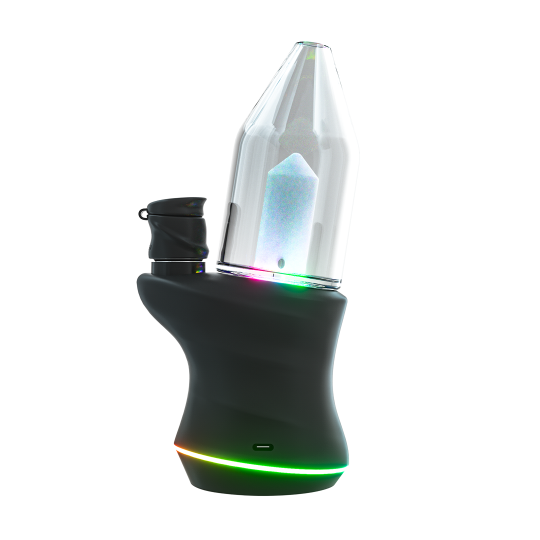 Focus V Carta 2 smart electric dab rig and packaging on a white background
