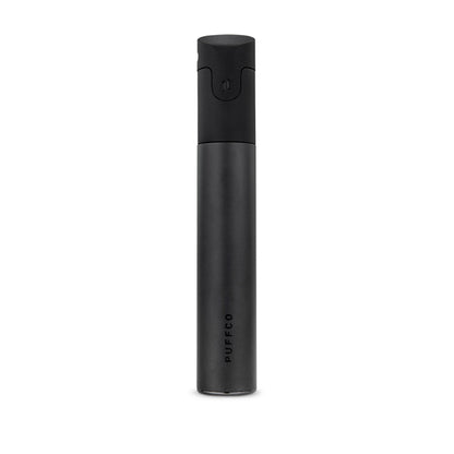 Puffco Pivot e-rig vaporizer with glass bubbler and accessories on a white background