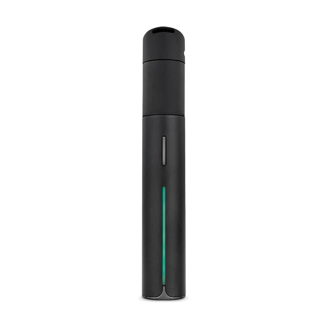 Puffco Pivot e-rig vaporizer with glass bubbler and accessories on a white background