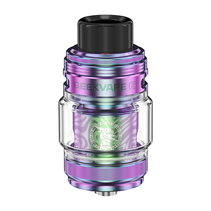 Geekvape device with a colorful gradient on a white background