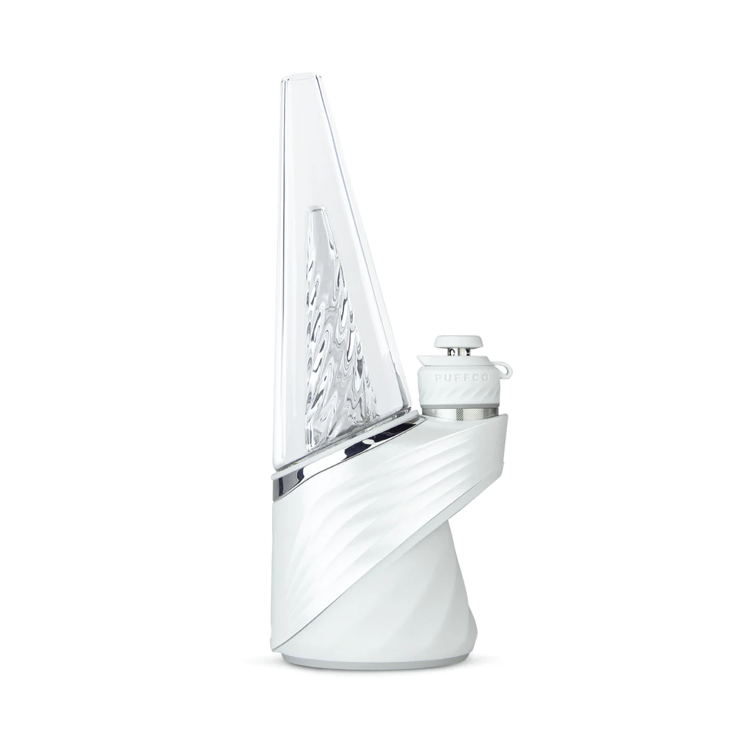 Puffco Peak Pro vaporizer with upgraded 3D XL Chamber on a white background
